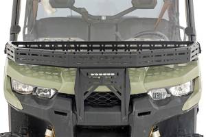 Rough Country Lift Kits & Suspension | 1350 Offroad - Rough Country Cargo Rack, Front, Black Series LED, 6-in Light, Slime Line, Driver/Passenger Side Bracket - 97074 - Image 2