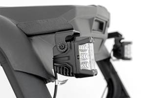 Rough Country Lift Kits & Suspension | 1350 Offroad - Rough Country Black Series LED Fog Light Kit, 2-in, Rear Mount, Spot, Black Pair - 97081 - Image 2