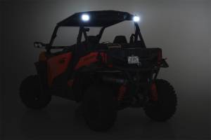 Rough Country Lift Kits & Suspension | 1350 Offroad - Rough Country Black Series LED Fog Light Kit, 2-in, Rear Mount, Spectrum, Pair - 97084 - Image 5