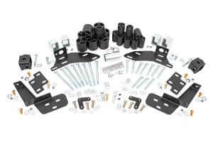 Rough Country Lift Kits & Suspension | 1350 Offroad - Rough Country Body Lift Kit, 3-in Lift, Bumper Brackets, Steering Extension, Hardware - RC703 - Image 1
