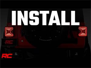 Rough Country Lift Kits & Suspension | 1350 Offroad - Rough Country Tail Lights, LED, Waterproof, Heat Resistant - RCH5900 - Image 3
