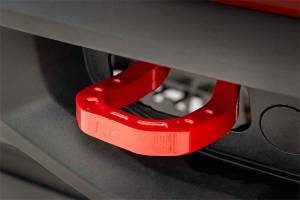 Rough Country Lift Kits & Suspension | 1350 Offroad - Rough Country Forged Tow Hooks, Red - RS132 - Image 2