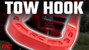 Rough Country Lift Kits & Suspension | 1350 Offroad - Rough Country Forged Tow Hooks, Red - RS134 - Image 5