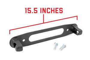 Rough Country Lift Kits & Suspension | 1350 Offroad - Rough Country Fairlead Clevis Hook Mount, 15.50-in Mount, Black Powder Coated - RS140 - Image 5