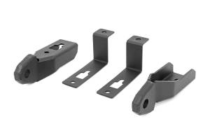 Rough Country Lift Kits & Suspension | 1350 Offroad - Rough Country Tow Hook To Shackle Conversion Kit, Steel Construction, Powder Coat Black - RS144 - Image 1