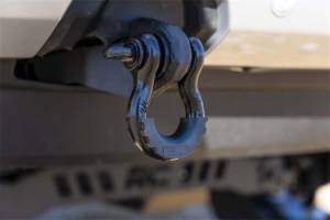 Rough Country Lift Kits & Suspension | 1350 Offroad - Rough Country Tow Hook To Shackle Conversion Kit, Standard D-Ring, Rubber Isolators, Steel Construction - RS152 - Image 3