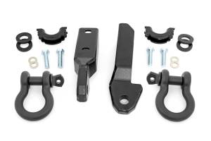 Rough Country Lift Kits & Suspension | 1350 Offroad - Rough Country Tow Hook To Shackle Conversion Kit, with D-Ring & Rubber Isolators - RS164 - Image 1