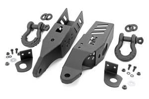Rough Country Lift Kits & Suspension | 1350 Offroad - Rough Country Tow Hook To Shackle Conversion Kit, with Standard D-Ring & Rubber Isolators - RS172 - Image 1