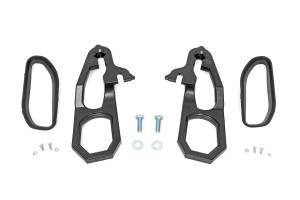 Rough Country Lift Kits & Suspension | 1350 Offroad - Rough Country Forged Tow Hooks, with Bezel Combo - RS185 - Image 1