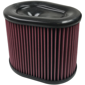 S&B Air Filter for Intake Kits 75-5075-1 Oiled Cotton Cleanable Red - KF-1062