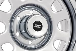 Rough Country Lift Kits & Suspension | 1350 Offroad - Rough Country Center Cap, 3.30 Bore, Closed, Premium Chrome Finish - USC330C - Image 3