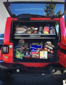 TeraFlex Jeep Suspension & Lift Kits | 1350 Offroad - TeraFlex JK4 Wasatch Rear Cargo Rack-Black Rails - 4820020 - Image 4