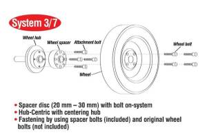 Eibach Springs & Suspension Upgrades | 1350 Offroad - Eibach Pro-Spacer 25mm Spacer / Bolt Pattern 4x100 / Hub Center 57.1 - S90-7-25-001 - Image 6