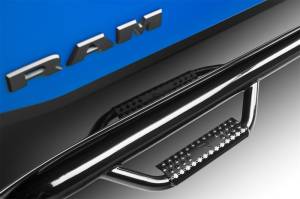 N-Fab Steps, Nerf Bars & Truck Accessories | 1350 Offroad - N-Fab Nerf Step 10-17 Dodge Ram 2500/3500 Crew Cab 8ft Bed - Gloss Black - Bed Access - 3in - D10115CC-6 - Image 2