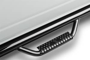 N-Fab Steps, Nerf Bars & Truck Accessories | 1350 Offroad - N-Fab Nerf Step 05-14 Nissan Frontier Ext. Cab 4.5ft Bed - Gloss Black - Cab Length - 2in - N0570CC - Image 2