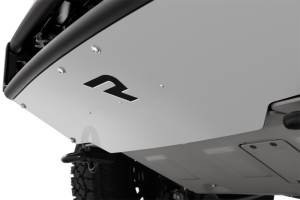 N-Fab Steps, Nerf Bars & Truck Accessories | 1350 Offroad - N-Fab M-RDS Front Bumper 2017 Ford F250/F350 Super Duty - Textured Black with Silver Skid Plate - F171MRDS-TX - Image 2