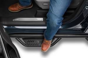 N-Fab Steps, Nerf Bars & Truck Accessories | 1350 Offroad - N-Fab Podium LG 2019 Chevy/GMC 1500 Crew Cab - Cab Length - Textured Black - 3in - HPC1980CC-TX - Image 5