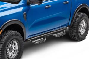 N-Fab Steps, Nerf Bars & Truck Accessories | 1350 Offroad - N-Fab Podium LG 2019 Ford Ranger Crew Cab All Beds - Textured Black - Cab Length - 3in - HPF1981CC-TX - Image 6