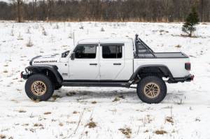 N-Fab Steps, Nerf Bars & Truck Accessories | 1350 Offroad - N-Fab ARC Sports Bar 20-22 Jeep Gladiator - Textured Black(Roll-N-Lock Cover Fitment Only) - J19BR-RLT - Image 5