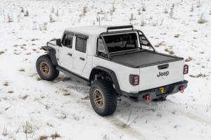 N-Fab Steps, Nerf Bars & Truck Accessories | 1350 Offroad - N-Fab ARC Sports Bar 20-22 Jeep Gladiator - Textured Black(Roll-N-Lock Cover Fitment Only) - J19BR-RLT - Image 6