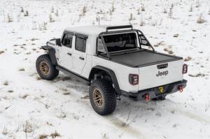 N-Fab Steps, Nerf Bars & Truck Accessories | 1350 Offroad - N-Fab ARC Sports Bar 20-22 Jeep Gladiator - Textured Black(Roll-N-Lock Cover Fitment Only) - J19BR-RLT - Image 22
