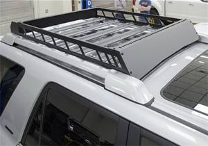 N-Fab Steps, Nerf Bars & Truck Accessories | 1350 Offroad - N-Fab Roof Rack 10-17 Toyota 4 Runner Fits all styles 4 Door - Textured Black - T102MRF - Image 1
