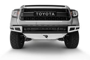 N-Fab Steps, Nerf Bars & Truck Accessories | 1350 Offroad - N-Fab M-RDS Front Bumper 14-17 Toyota Tundra - Gloss Black with Silver Skid Plate - T141MRDS - Image 5