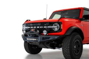 Addictive Desert Designs Bumpers & Off-Road Parts | 1350 Offroad - ADD 2021+ Ford Bronco Rock Fighter Front Bumper - Hammer Black - F230181060103 - Image 2