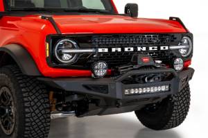 Addictive Desert Designs Bumpers & Off-Road Parts | 1350 Offroad - ADD 2021+ Ford Bronco Rock Fighter Front Bumper - Hammer Black - F230181060103 - Image 20