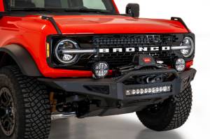 Addictive Desert Designs Bumpers & Off-Road Parts | 1350 Offroad - ADD 2021+ Ford Bronco Rock Fighter Front Bumper - Hammer Black - F230181060103 - Image 25