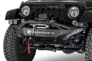 Addictive Desert Designs Bumpers & Off-Road Parts | 1350 Offroad - ADD 07-18 Jeep Wrangler JK Stealth Fighter Front Bumper with Winch Mount - F951232080103 - Image 1