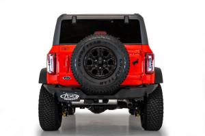 Addictive Desert Designs Bumpers & Off-Road Parts | 1350 Offroad - ADD 2021+ Ford Bronco Rock Fighter Rear Bumper - Hammer Black - R23012NA01NA - Image 5