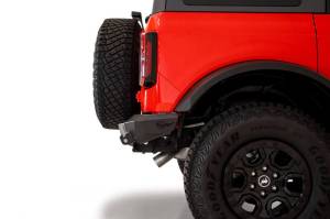 Addictive Desert Designs Bumpers & Off-Road Parts | 1350 Offroad - ADD 2021+ Ford Bronco Rock Fighter Rear Bumper - Hammer Black - R23012NA01NA - Image 4