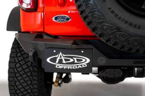 Addictive Desert Designs Bumpers & Off-Road Parts | 1350 Offroad - ADD 2021+ Ford Bronco Rock Fighter Rear Bumper - Hammer Black - R23012NA01NA - Image 11