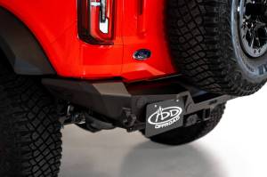 Addictive Desert Designs Bumpers & Off-Road Parts | 1350 Offroad - ADD 2021+ Ford Bronco Rock Fighter Rear Bumper - Hammer Black - R23012NA01NA - Image 12