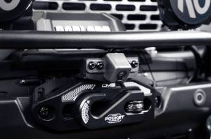 DV8 Offroad Bumpers & Jeep Accessories | 1350 Offroad - DV8 21-23 Ford Bronco Front Camera Relocation Bracket - ABBR-03 - Image 6
