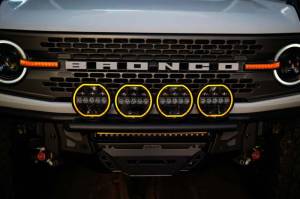 DV8 Offroad Bumpers & Jeep Accessories | 1350 Offroad - DV8 Elite Series 20in Dual Row Light Bar with Accent Light - BE20EW200W-H - Image 3