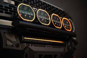 DV8 Offroad Bumpers & Jeep Accessories | 1350 Offroad - DV8 Elite Series 20in Dual Row Light Bar with Accent Light - BE20EW200W-H - Image 8