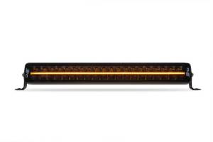 DV8 Offroad Bumpers & Jeep Accessories | 1350 Offroad - DV8 Elite Series 20in Dual Row Light Bar with Accent Light - BE20EW200W-H - Image 13