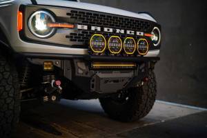 DV8 Offroad Bumpers & Jeep Accessories | 1350 Offroad - DV8 Elite Series 20in Dual Row Light Bar with Accent Light - BE20EW200W-H - Image 12
