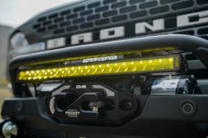 DV8 Offroad Bumpers & Jeep Accessories | 1350 Offroad - DV8 20In Elite Series Amber LED Light Bar - Single Row - BE20SW105W-A - Image 3