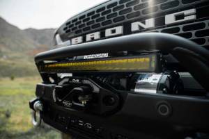 DV8 Offroad Bumpers & Jeep Accessories | 1350 Offroad - DV8 20In Elite Series Amber LED Light Bar - Single Row - BE20SW105W-A - Image 4