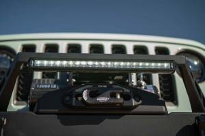 DV8 Offroad Bumpers & Jeep Accessories | 1350 Offroad - DV8 20in Halo Elite Single Row Light Bar with Accent Light - White/Amber - BE20SW105W-H - Image 2