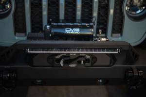 DV8 Offroad Bumpers & Jeep Accessories | 1350 Offroad - DV8 20in Halo Elite Single Row Light Bar with Accent Light - White/Amber - BE20SW105W-H - Image 5