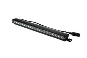 DV8 Offroad Bumpers & Jeep Accessories | 1350 Offroad - DV8 20in Halo Elite Single Row Light Bar with Accent Light - White/Amber - BE20SW105W-H - Image 9