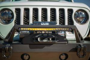 DV8 Offroad Bumpers & Jeep Accessories | 1350 Offroad - DV8 20in Halo Elite Single Row Light Bar with Accent Light - White/Amber - BE20SW105W-H - Image 14