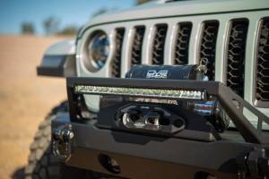 DV8 Offroad Bumpers & Jeep Accessories | 1350 Offroad - DV8 20in Halo Elite Single Row Light Bar with Accent Light - White/Amber - BE20SW105W-H - Image 15