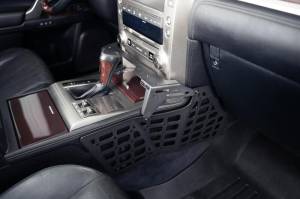 DV8 Offroad Bumpers & Jeep Accessories | 1350 Offroad - DV8 2010 Lexus GX 460 Center Console Molle Panels & Digital Device Bridge - CCGX-02 - Image 22