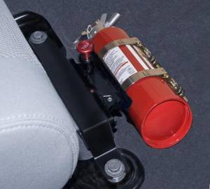DV8 Offroad Bumpers & Jeep Accessories | 1350 Offroad - DV8 Fire Extinguisher Mount; Black - D-FIREX-MNT-DOR - Image 3