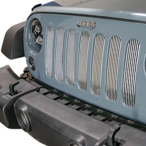 DV8 Offroad Bumpers & Jeep Accessories | 1350 Offroad - DV8 Grill Inserts; 7-Pieces; Polished - D-JP-190008-POLSH - Image 3